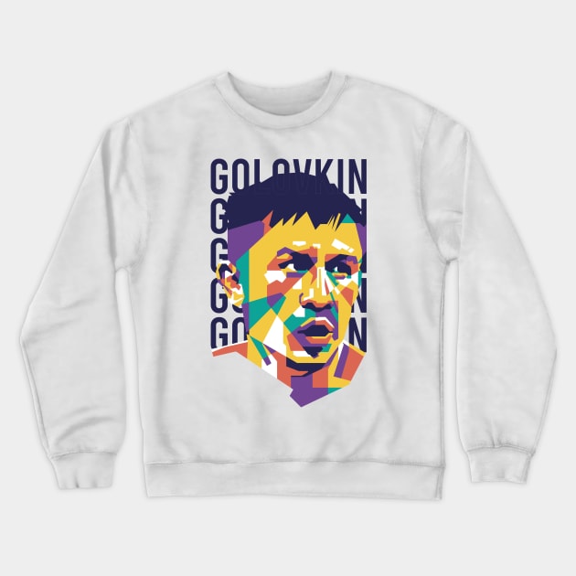 GGG Gennady Golovkin WPAP Crewneck Sweatshirt by pentaShop